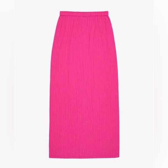 Mara Hoffman 'Denise' midi skirt in Hot Pink, size S - Picture 3 of 12
